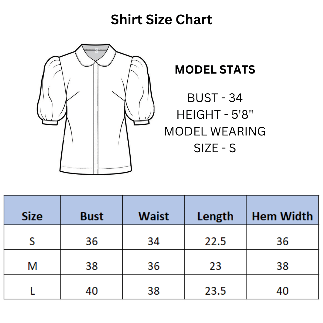 White Cherry Embroidered Poplin Cotton Shirt
